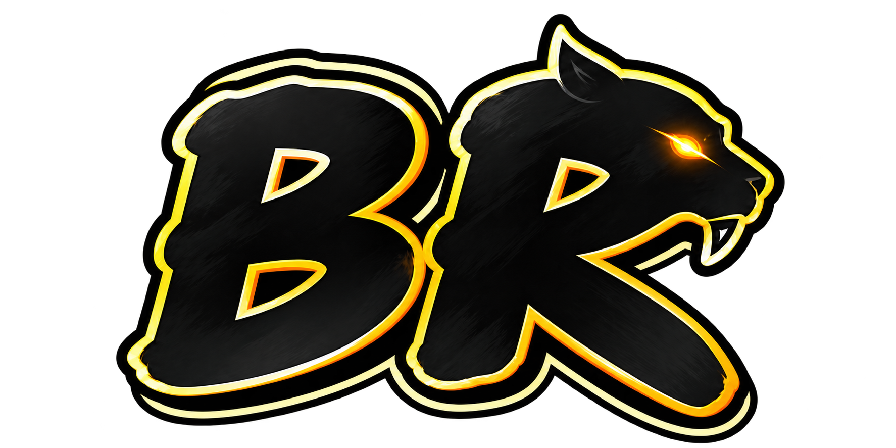 BR com R em forma de pantera
